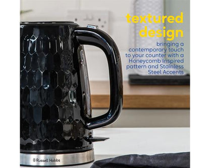 Russell Hobbs Honeycomb Kettle Black