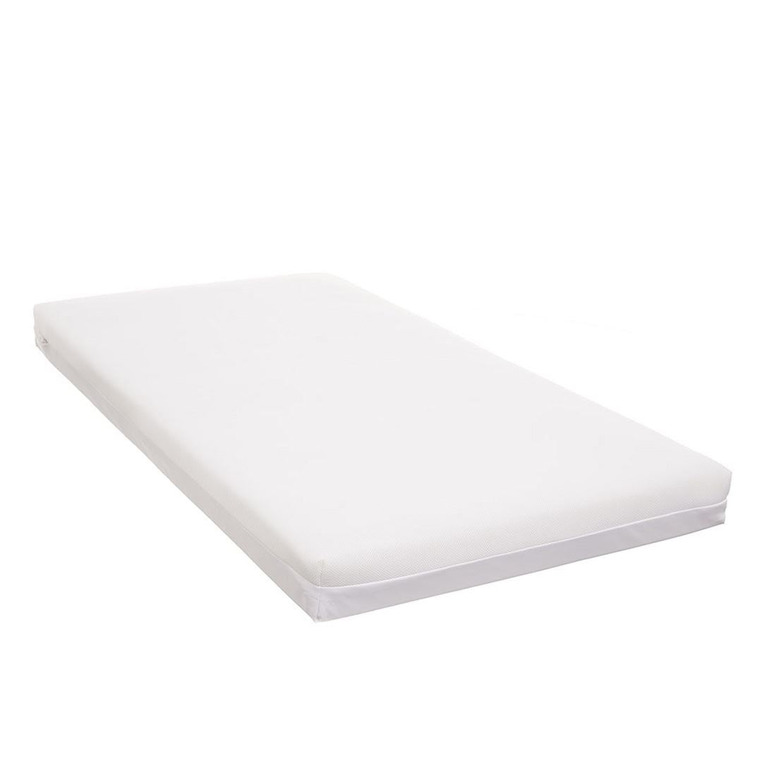 Seren Cot Bed + Breathable Mattress - White
