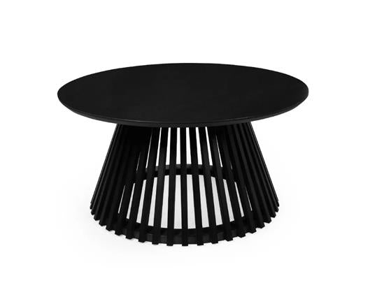 Ollie Round Coffee Table - Black