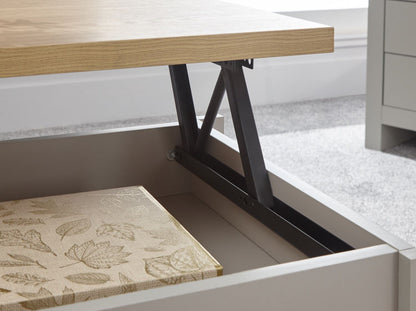 Lachlan Lift Up Coffee Table-Grey