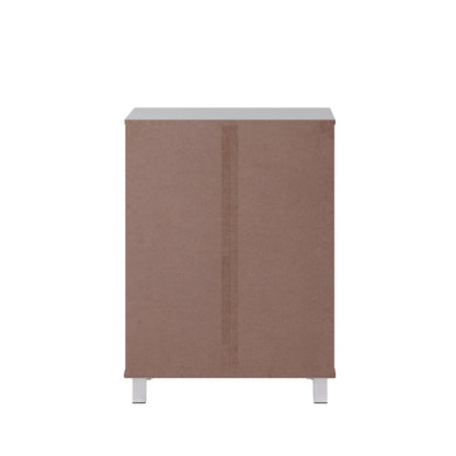 Euston 2 Door Shoe Cabinet - Light Grey