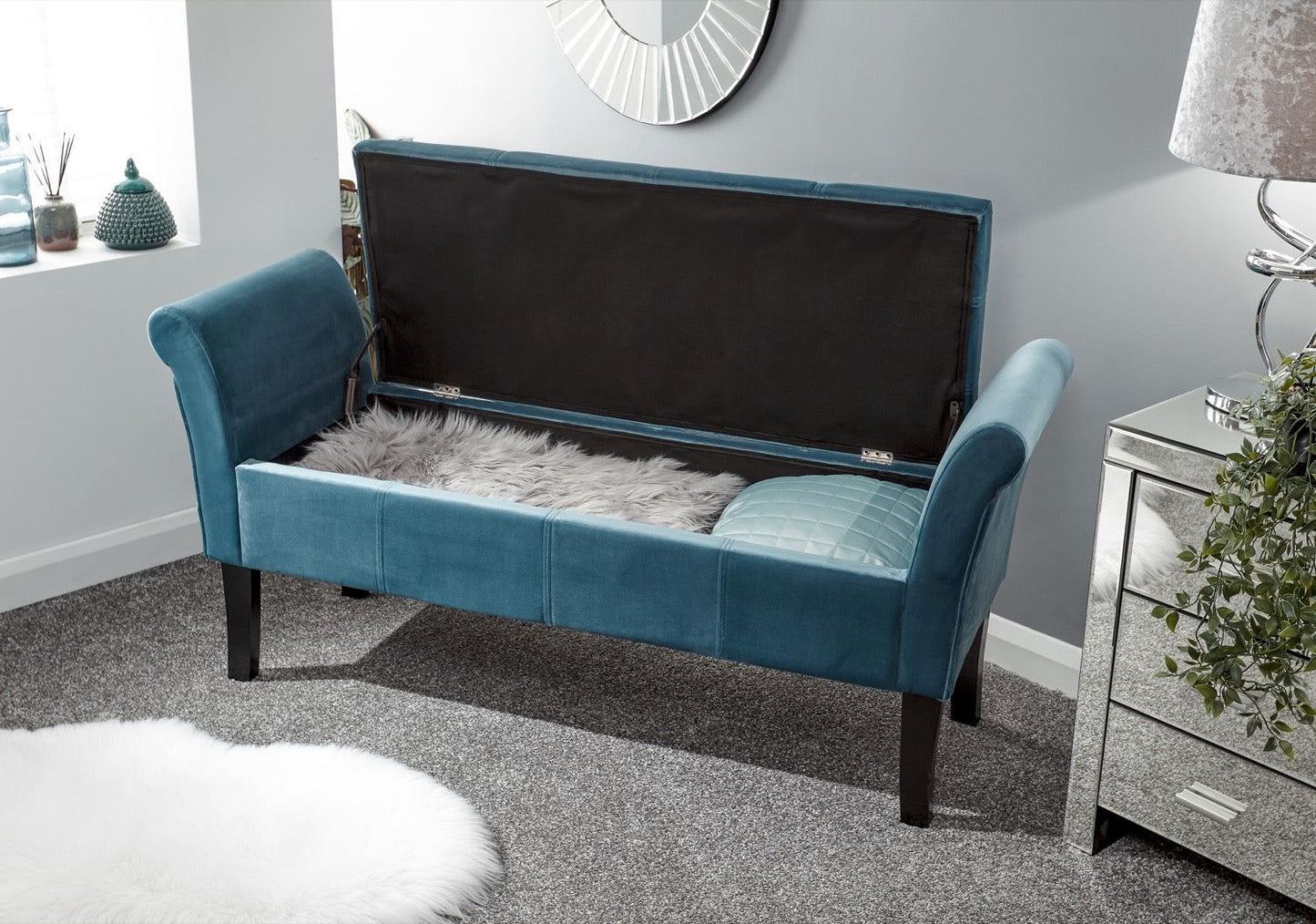 Otzo Window Seat-Teal