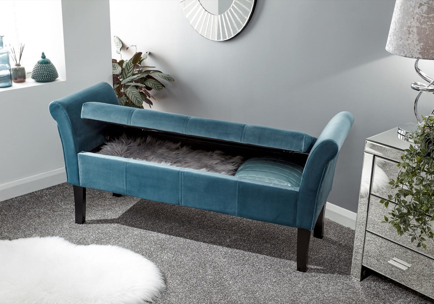 Otzo Window Seat-Teal
