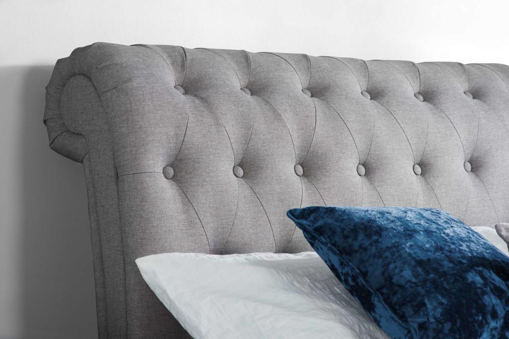 Castello Double Bed - Grey