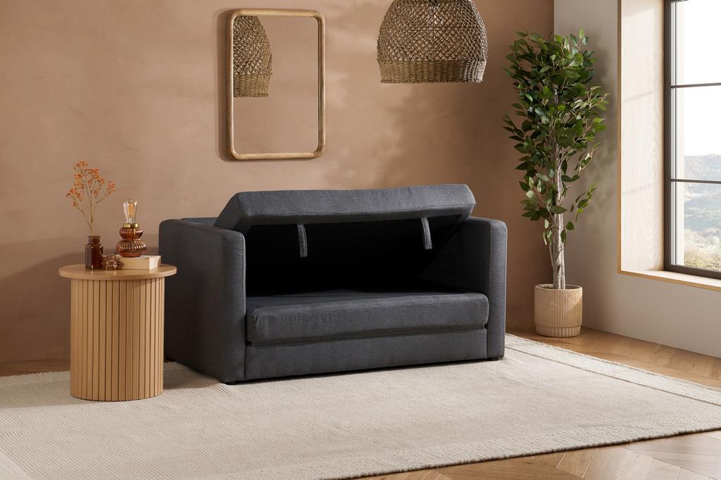 Eli Fold Out Sofa Bed - Grey