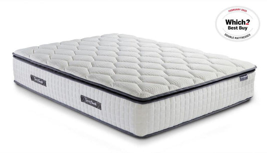 Roll Up Bliss 800 Pocket Memory Pillow Top Mattress (32cm Depth) - Double