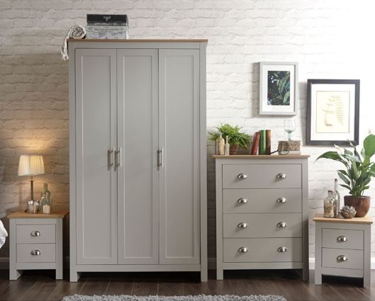 Lachlan 4 Piece Set-Grey