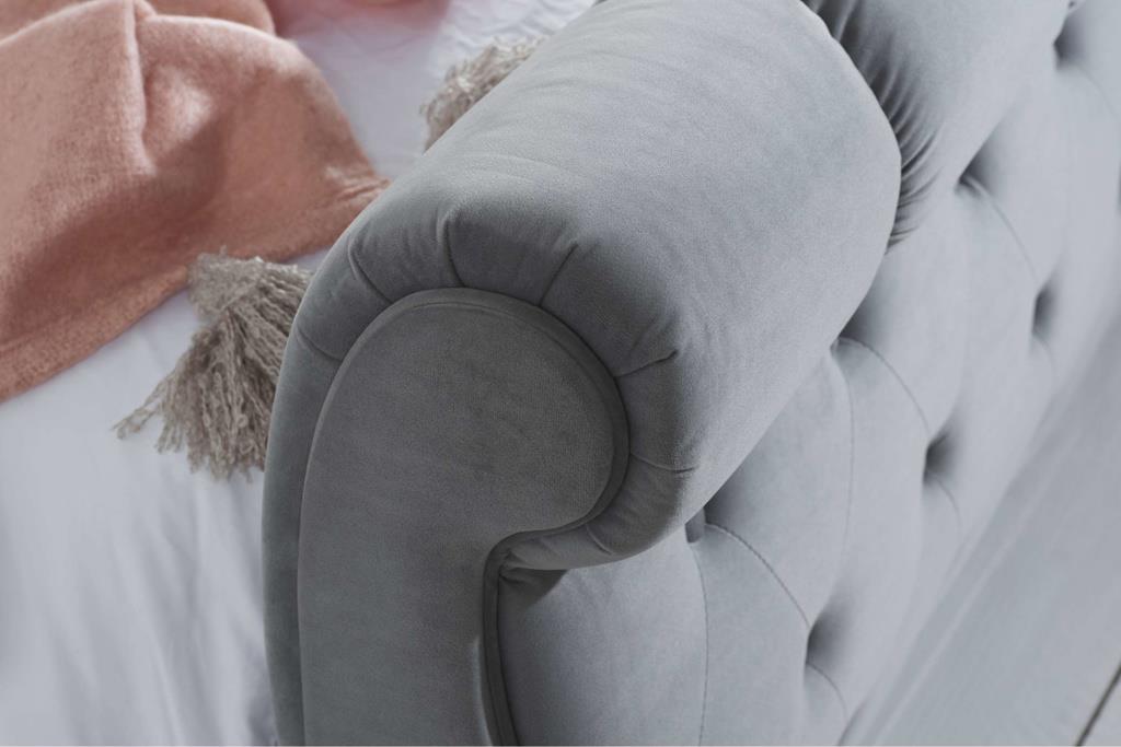 Colorado Super King Bed - Grey