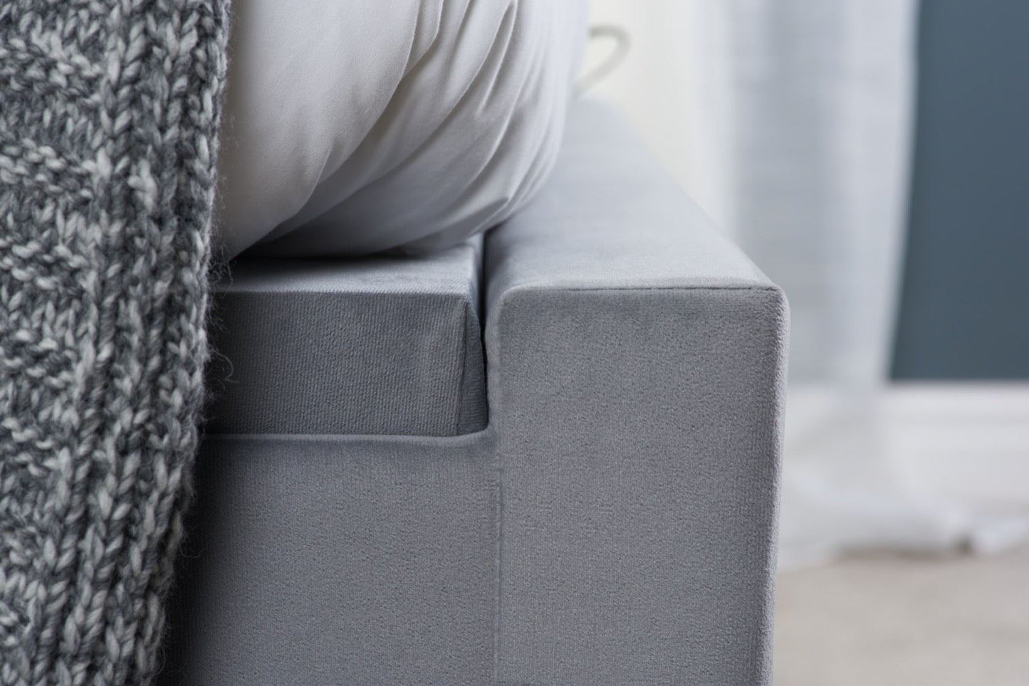Cologne King Ottoman Bed - Grey