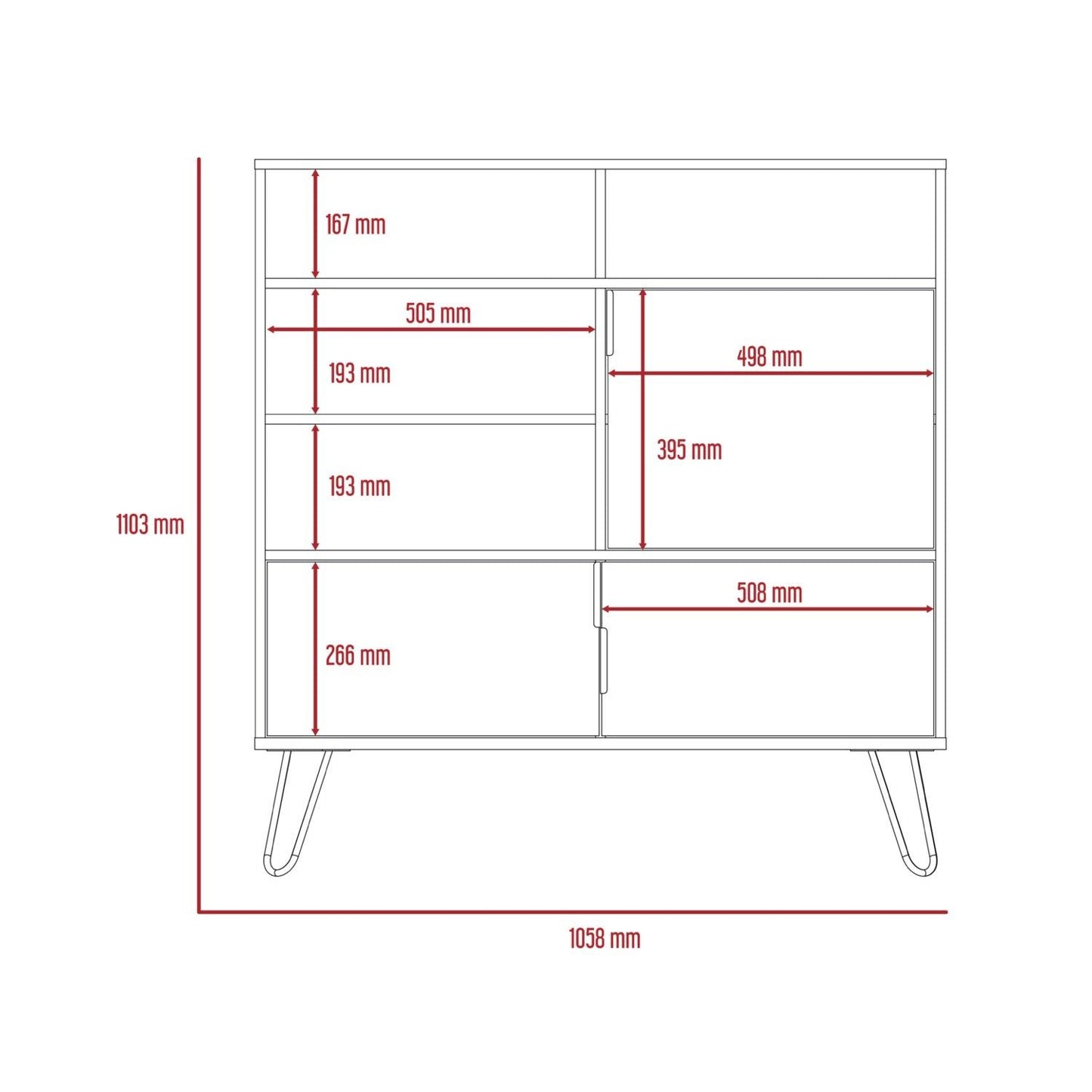 Viva High Sideboard