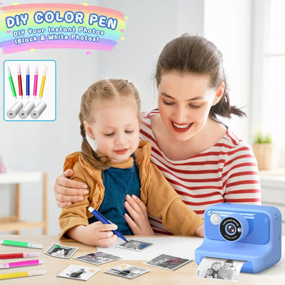Kids Camera Instant Print - Blue