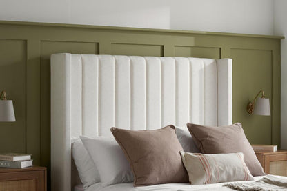 Maisey Double Ottoman Bed - Cream
