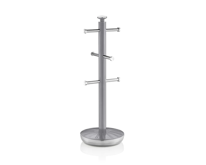 Swan Retro Towel Pole and Mug Tree Set Grey