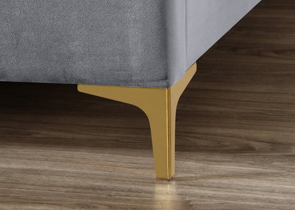 Cora King Bed - Grey