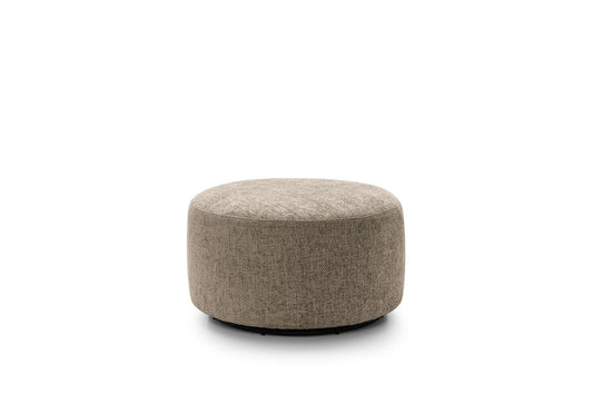 Iris Swivel Footstool - Taupe