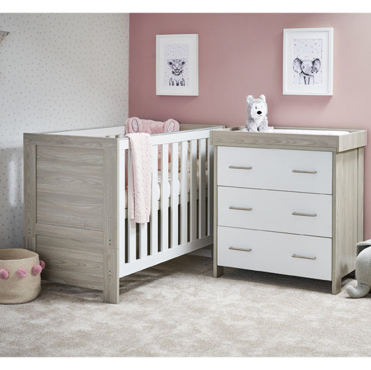 Nina Mini 2 Piece Room Set - Grey Wash & White