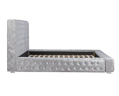 Grace King Bed - Grey
