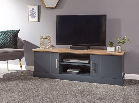 Kinsley Large TV Unit-Blue