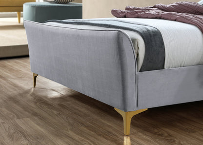 Cora King Bed - Grey
