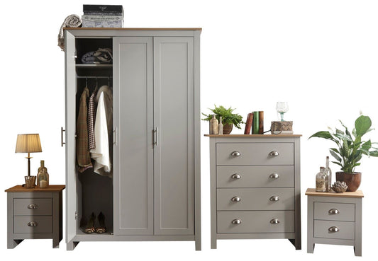 Lachlan 4 Piece Set-Grey