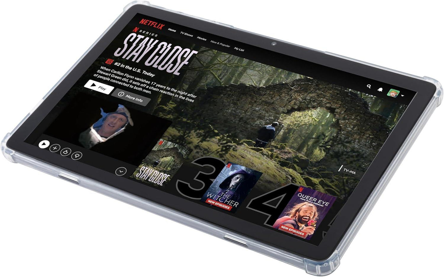 ENTITY G10 XM Metal 10.1" Tablet with Bumper Case - 32 GB, Grey