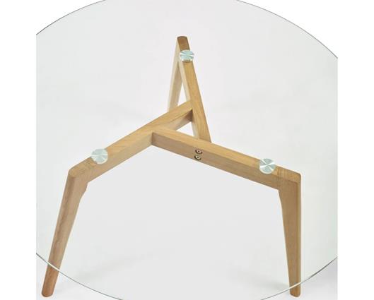 Bryant Round Glass Coffee Table