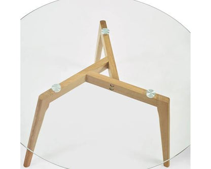 Bryant Round Glass Coffee Table