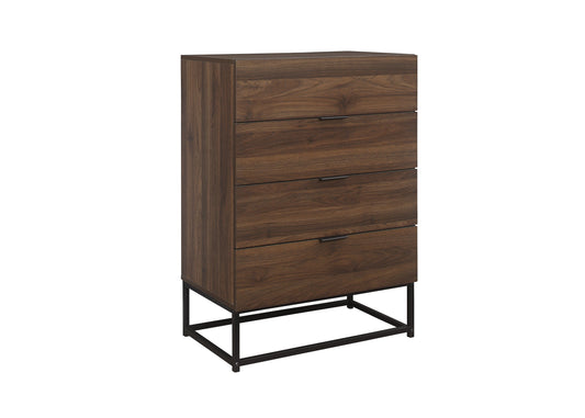 Hermione 4 Drawer Chest - Walnut