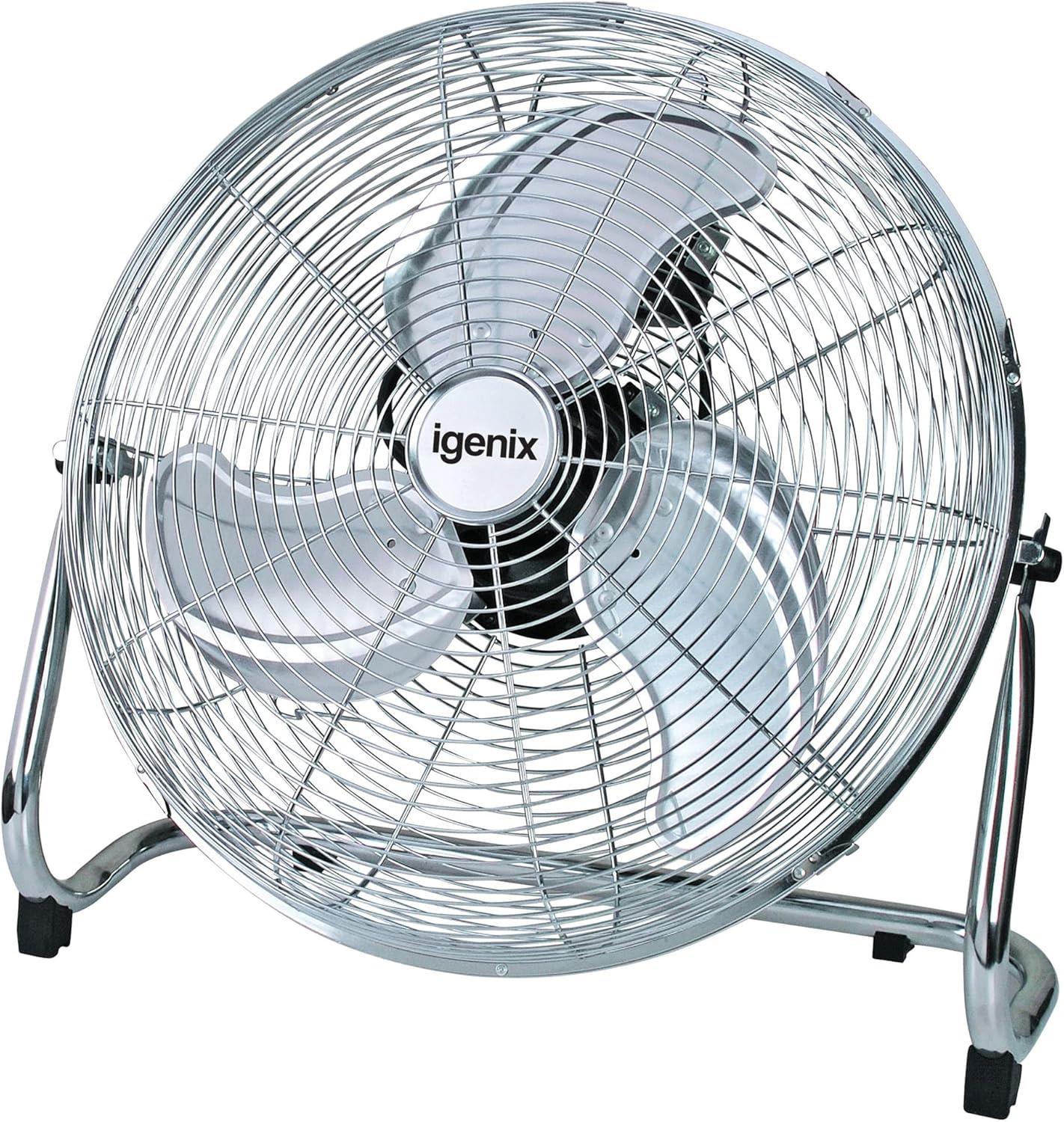 Igenix 18" Chrome Floorstanding Air Circulator