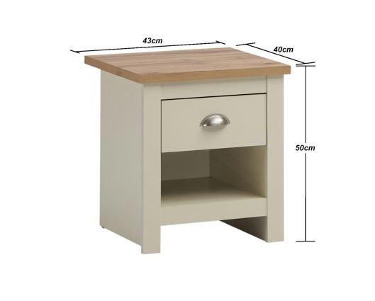 Lincoln Nightstand with 1 Drawer