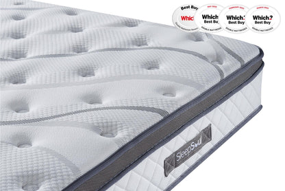 Roll Up Heaven 1000 Pocket Sprung Coolgel Mattress (25cm Depth) - Single