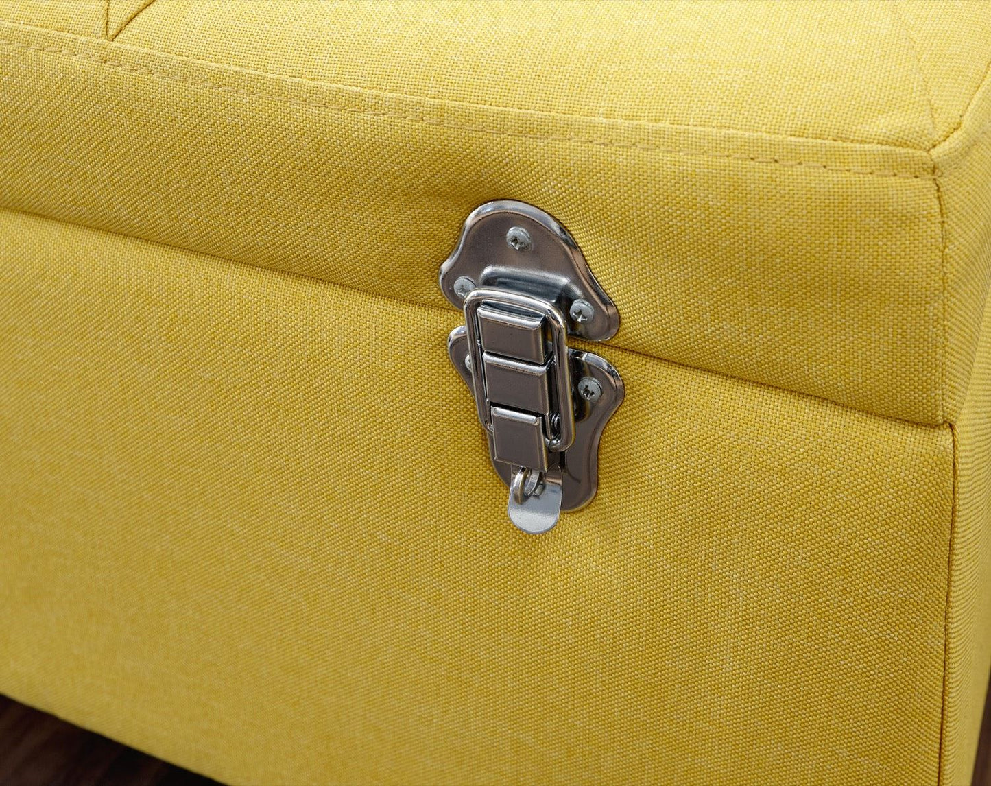 Maisie Large Storage Ottoman-Mustard