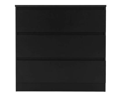Marcus 3 Drawer Chest - Black