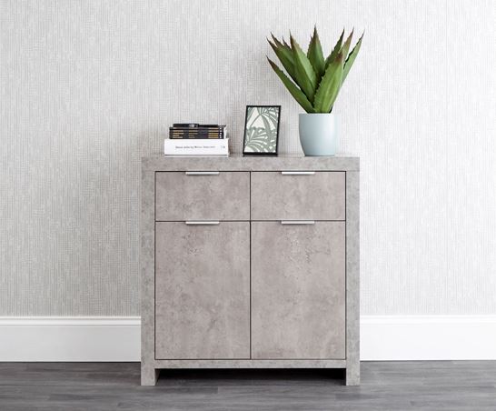 Brady Compact Sideboard- Concrete