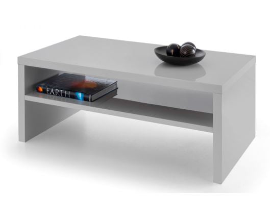 Milo High Gloss Coffee Table-Grey