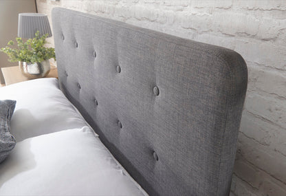 Ashbrook King Size Bed-Grey