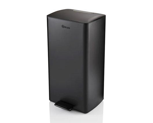Swan Stealth 30L Pedal Bin Black
