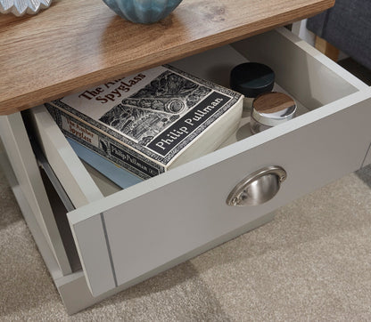 Kinsley 1 Drawer Bedside-Grey