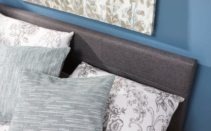 King End Lift Ottoman Bed-Grey