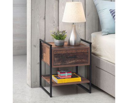 Burr 3 Piece Bedroom Set 4 Drawers