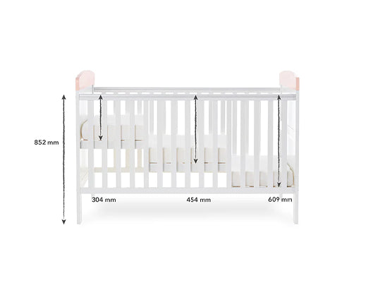 Rabbit Pink Cot Bed