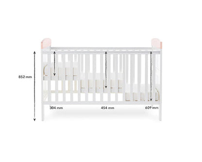 Rabbit Pink Cot Bed