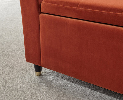 Glam Window Seat-Russet