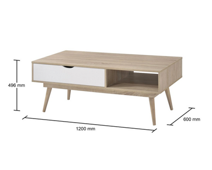 Culton 1 Drawer Coffee Table