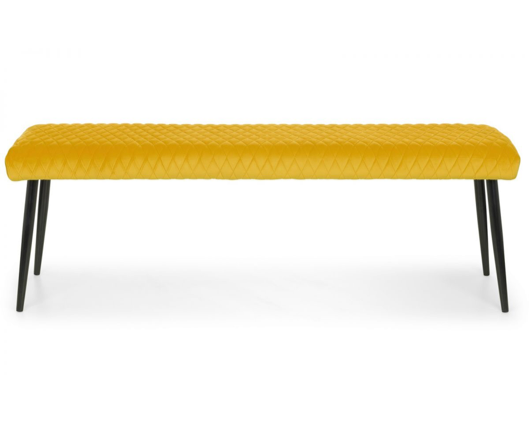 Leena Low Bench-Mustard