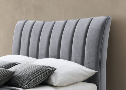 Cora King Bed - Grey