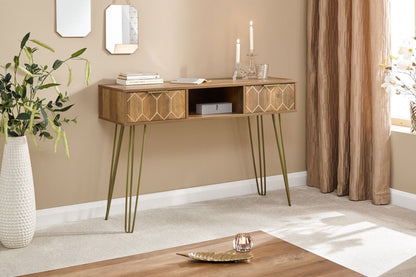 Oslo 2 Drawer Console Desk