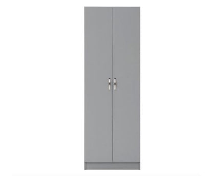 Easton 2 Door Wardrobe- Grey