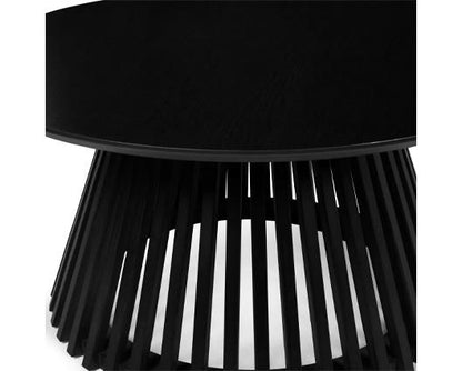 Ollie Round Coffee Table - Black