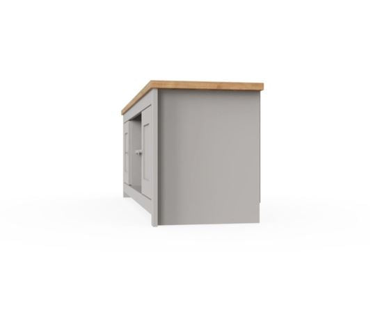 Lincoln 2 Door TV Unit- Light Grey
